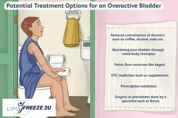 image of woman on toilet because of an overactive bladder Thame